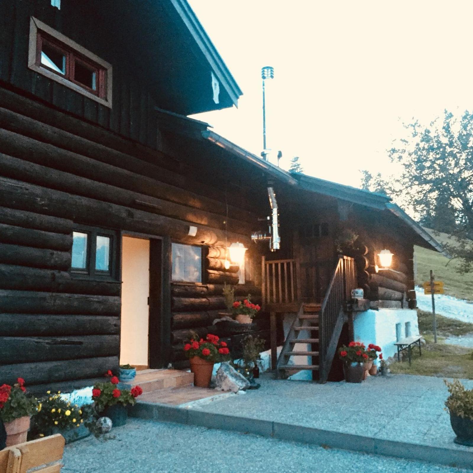 Hotel Bruendling-Alm Berggasthof Auf 1167M Auf Dem Hochfelln Bergen  Exterior foto